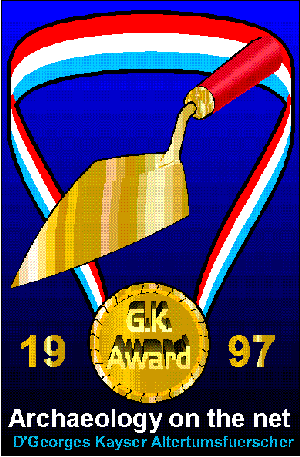 1997 - G.K. Award for Archaeology on the Net